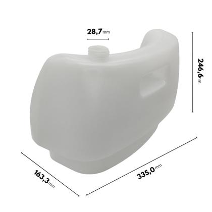 Imagem de Reservatório Recipiente Água Limpa Compatível com Extratora WAP Home Cleaner