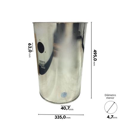 Imagem de Reservatório Recipiente Inox Compatível com Extratora WAP Carpet Cleaner Pro 50 FW007348