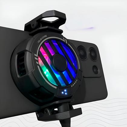 Imagem de Resfriador Cooler Magnético Celular Luz RGB Resfriamento