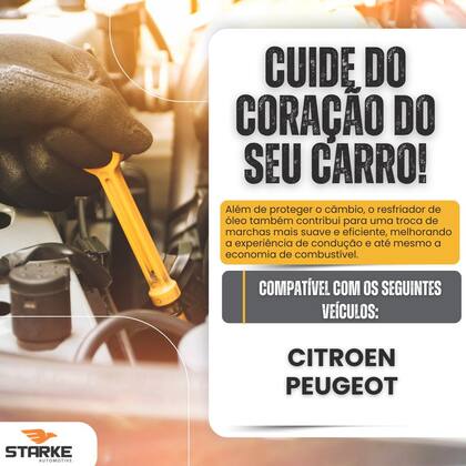Imagem de Resfriador De Oleo Trocador De Calor Peugeot/Citroen 408 Thp - Starke