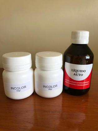 Imagem de Resina Acrílica Autopolimerizavel Incolor 100gr + 100 Ml