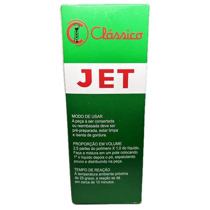 Imagem de Resina Acrílica Kit Pó Incolor 220g + Líq 500ml Consertos - Jet Clássico