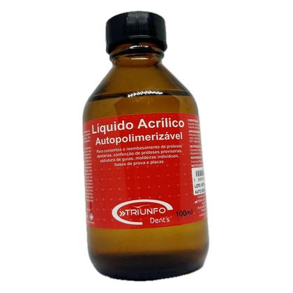 Imagem de Resina Acrílica Líquido 100ml Odonto Prótese Reparos Gerais Triunfo
