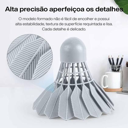 Imagem de Resina Creality Standard PLUS para Impressora 3D LCD 1 Kg Vermelha Transparente