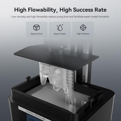 Imagem de Resina de impressora 3D ANYCUBIC ABS-like Pro 2 1 kg transparente