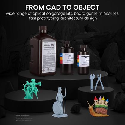 Imagem de Resina de impressora 3D ELEGOO ABS LCD com cura UV 405 nm 1 kg