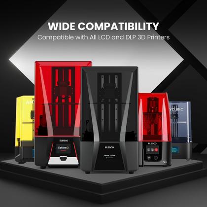 Imagem de Resina de impressora 3D ELEGOO ABS LCD com cura UV 405 nm 1 kg