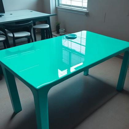 Imagem de Resina Epóxi 1KG + Cor sólida Azul Turquesa RAL5018 AG