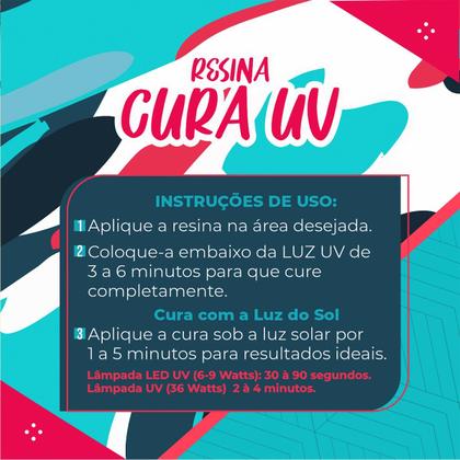 Imagem de Resina Epóxi de Cura UV Transparente - 100g
