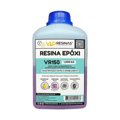 Imagem de Resina Epóxi + Endurecedor Vr150 Uv 1,5kg Baixa Espessura