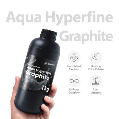 Imagem de Resina para impressoras 3D phrozen Aqua Hyperfine 1KG Graphite
