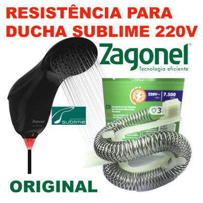 Imagem de Resistencia 7500w para duchas move, sublime e moment eletronica 220v - zagonel