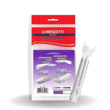 Imagem de Resistência Chuveiro Advanced Top Jet Eletrônico 127v 5500w Lorenzetti Banho Ducha Banheiro Alta Performance Turbo