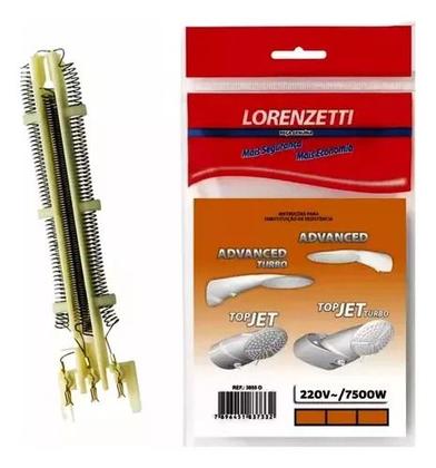 Imagem de Resistência Chuveiro Lorenzetti 220v 7500w Cód 3055 O