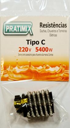 Imagem de Resistencia Ducha Ss 5400W 220V Pratimix Co0255