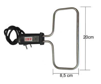 Imagem de Resistencia Eletrica Retangular Cortador Isopor 300w 220v