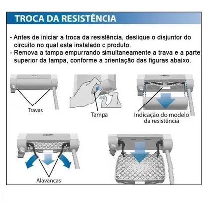 Imagem de Resistência Loren Ultra para Chuveiros Acqua Storm/Duo/Star/Jet/Wave 3065B 220V 7800W