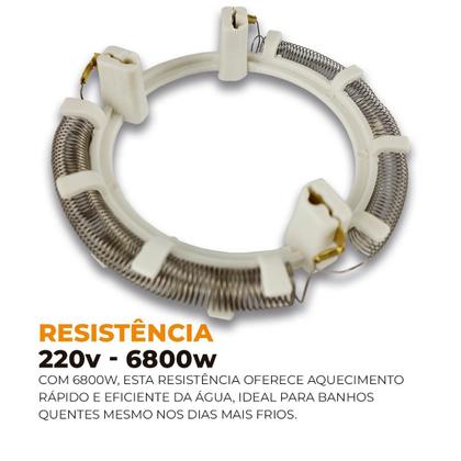 Imagem de Resistencia Para Chuveiro Bella Ducha 220v 6800w Lorenzetti