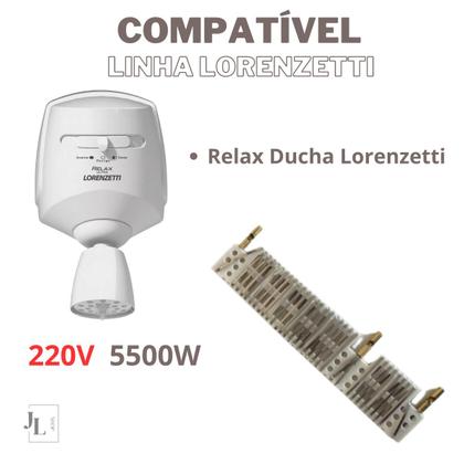 Imagem de Resistencia Para Chuveiro Bella Ducha E Ducha Fashion Lorenzetti 1270v 5500w