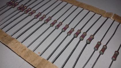 Imagem de Resistor Precisão 127k 1/4w 1% Lote 20 Peças