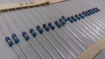 Imagem de Resistor Precisão 82r 1/4w 1% Lote 20 Peças