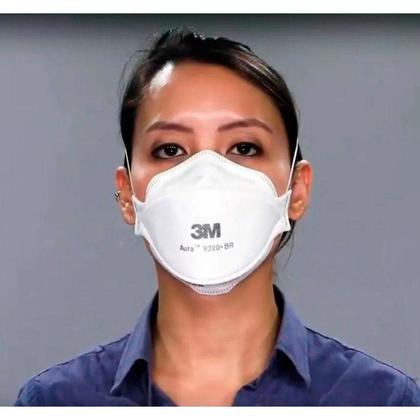 Imagem de Respirador Máscara Aura 9320 PFF2 Sem Válvula HB004385173 3M