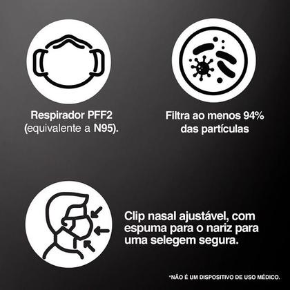 Imagem de Respirador PFF2 3M Aura 9320