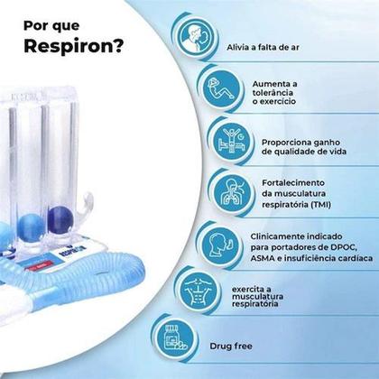 Imagem de Respiron Classic Aparelho Fisioterapia Pulmonar Exercitador