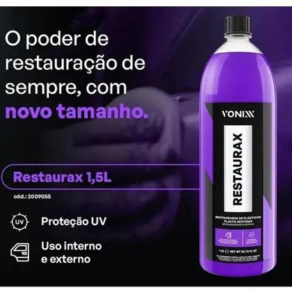 Imagem de Restaurax Restaurador de Plásticos Automotivo 1,5L - Vonixx