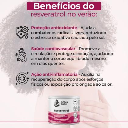 Imagem de Resveratrol 500mg Ocean Drop  30 cápsulas