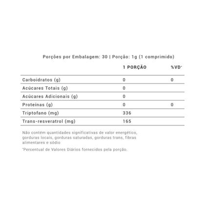 Imagem de Resvitè Resveratrol Triptofano 30 Comprimidos  Biobalance