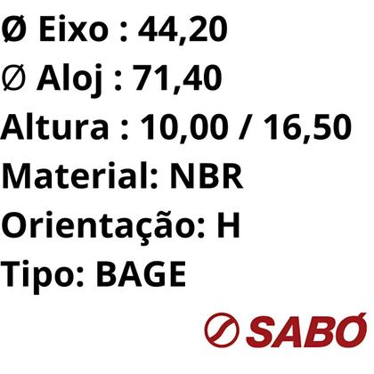 Imagem de Retentor Diferencial Pinhao Ford F1000 D10 - Sabo 02910bage