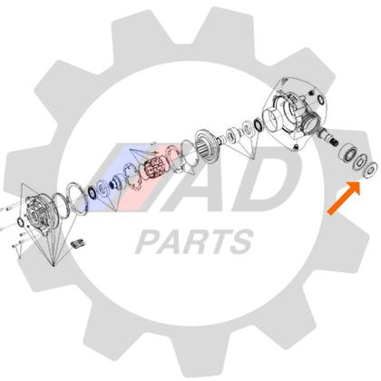 Imagem de Retentor Pinhão Diferencial Polaris RZR 2011 ate 2024