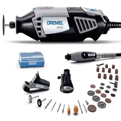Imagem de Retífica 4000 175w com 36 Acessórios e 3 Acoplamentos Dremel