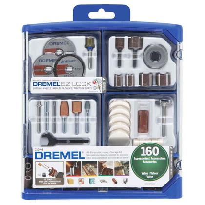 Imagem de Retífica Dremel 4000 com 36 Acessórios e 3 Acoplamentos + Kit 160 Peças DREMEL