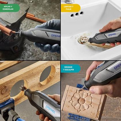 Imagem de Retifica Dremel 8240 12V Bivolt Bolsa e 5 Acessórios com Eixo Flexível EVALD