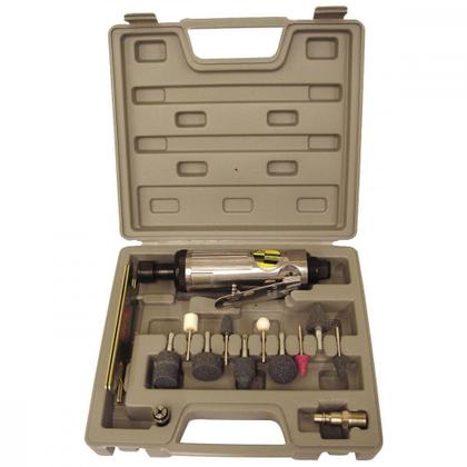 Imagem de Retifica Pneumatica Mini Eda Com Maleta E Acessorios - 8Nj