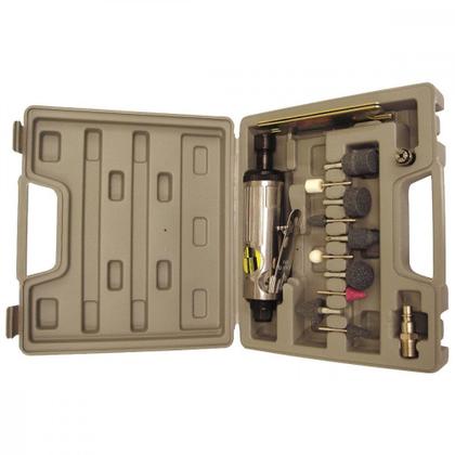 Imagem de Retifica Pneumatica Mini Eda Com Maleta E Acessorios - 8Nj