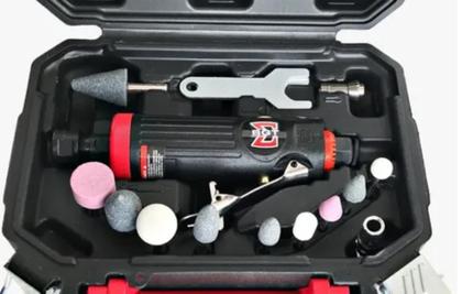Retífica Pneumática Mini Esmeril Ar C/ Maleta + Acessórios - Siga Tools Imagem de Retífica Pneumática Mini Esmeril Ar C/ Maleta + Acessórios