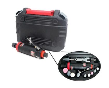 Retífica Pneumática Mini Esmeril Ar C/ Maleta + Acessórios - Siga Tools Imagem de Retífica Pneumática Mini Esmeril Ar C/ Maleta + Acessórios