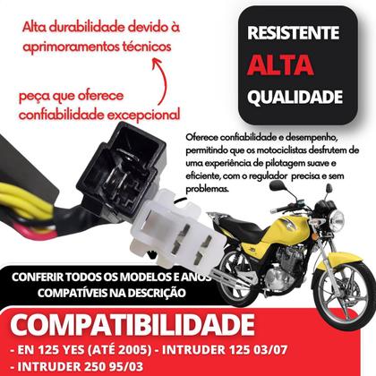 Imagem de Retificador Regulador Para Suzuki Yes 125 Intruder 125 E 250