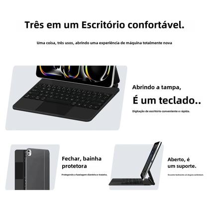 Imagem de Retroiluminação para Teclado Mágico iPad Pro 11"/13" (2024/M4/M2) e Air 11"/13" - Case Smart Folio