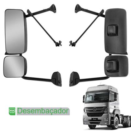 Imagem de Retrovisor c Auxiliar para MB Axor Atego c Desembaçador LE
