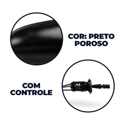 Imagem de Retrovisor Celta Prisma 2007/... 2/4 portas c/ controle Lado Esquerdo Motorista