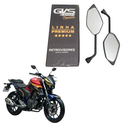 Imagem de Retrovisor Convexa GVS Fazer 250 Par Lente Original Para Yamaha