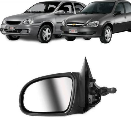 Imagem de Retrovisor Corsa 1993 a 2002 e Classic 2003 a 2016 Esquerdo com Controle Retrovex