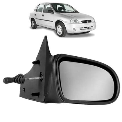 Imagem de Retrovisor Corsa Sedan Wagon Pickup 1993 a 2002 Com Controle