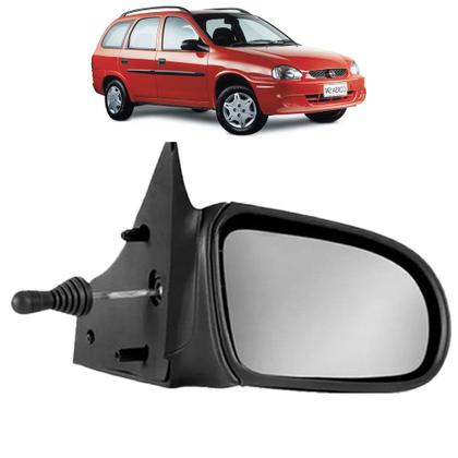 Imagem de Retrovisor Corsa Sedan Wagon Pickup 1993 a 2002 Com Controle