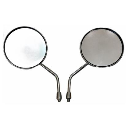 Imagem de Retrovisor Cromado Estilo Intruder - Compatível com Motos Custom SLYCK-91217