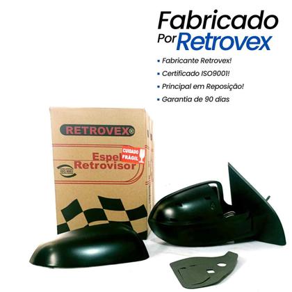 Imagem de Retrovisor Direito Montana Agile 2010 2011 2012 2013 2014 Controle Manual